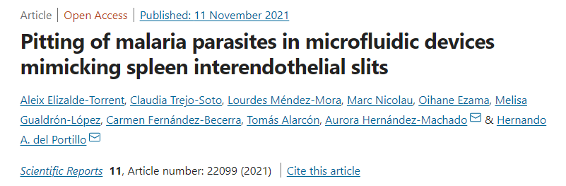 mimic spleen microfluidics